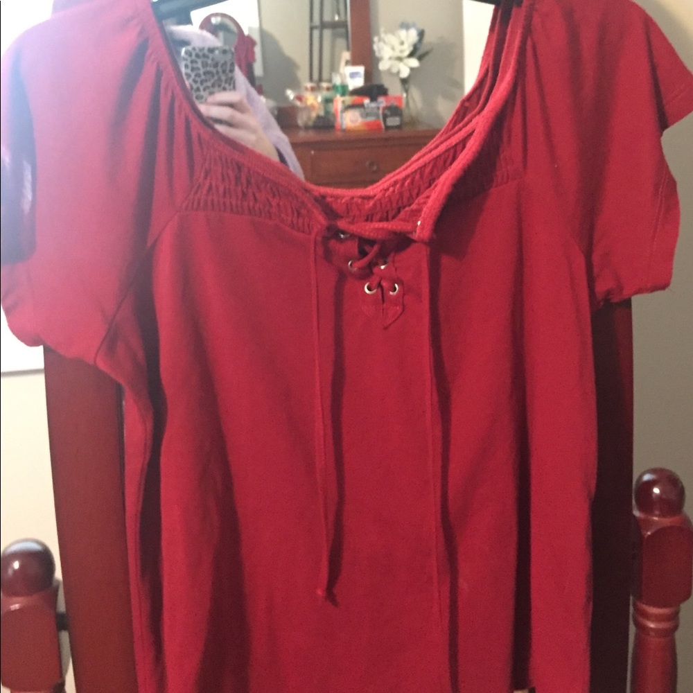 off the shoulder shirt